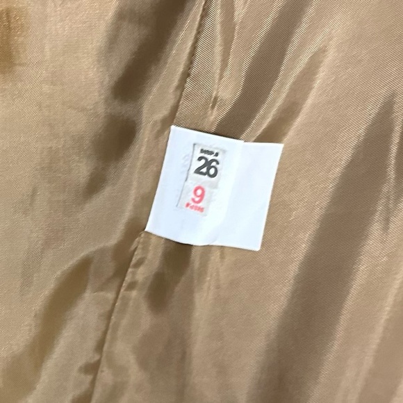 VTG MACKINGTOSH NEW ENGLAND HERRINGBONE WOOL BLEND FULL LENGTH SWING COAT. Sz18W - Picture 7 of 13